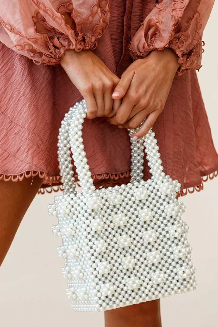 5th Avenue Pearl Box Bag - Image 5
