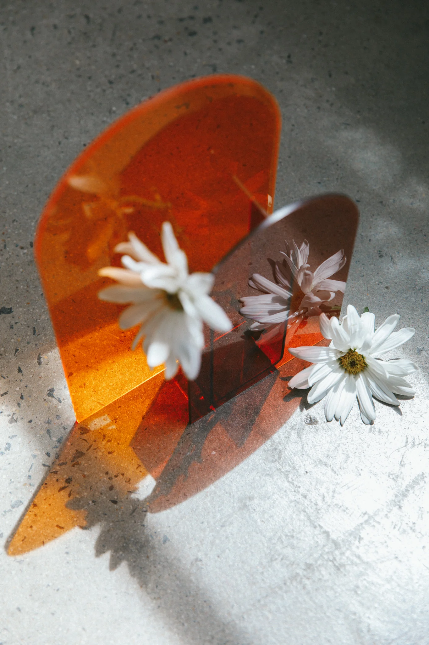 Adira Arch Shape Flower Vase Orange - Image 5