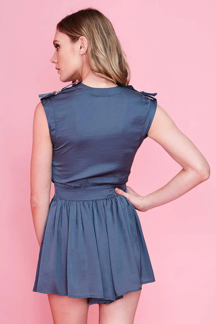 Aquila Dressy Romper Navy - Image 5