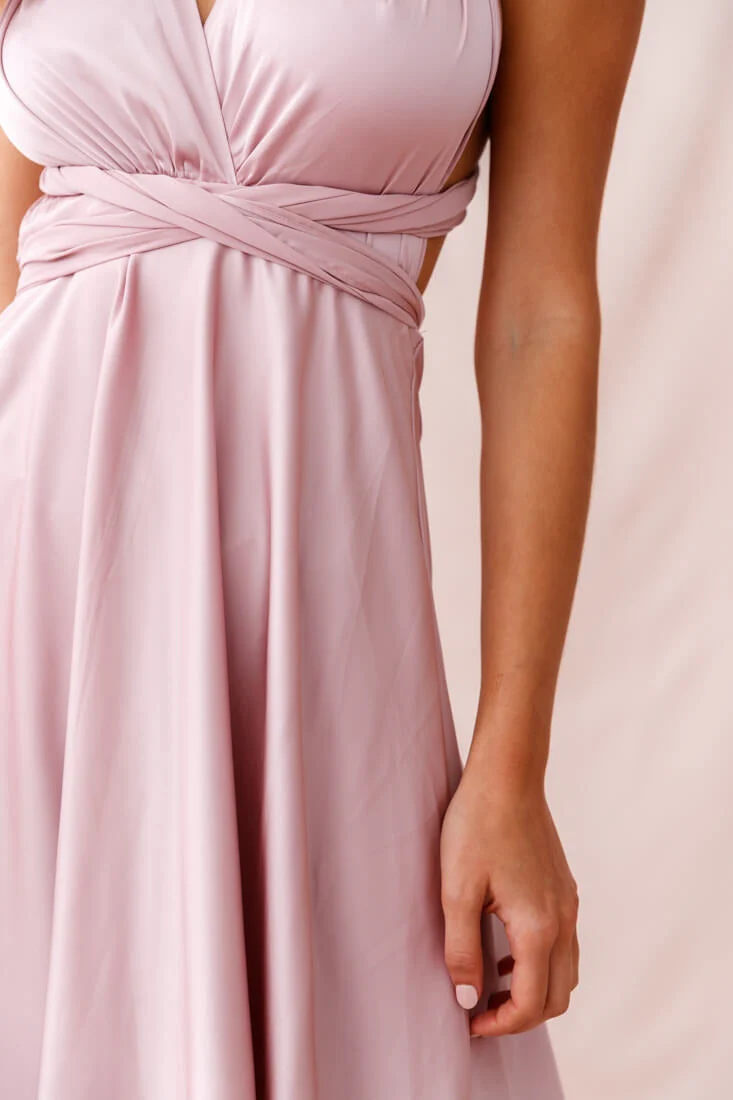 Ariana Multiway Maxi Dress Blush - Image 10