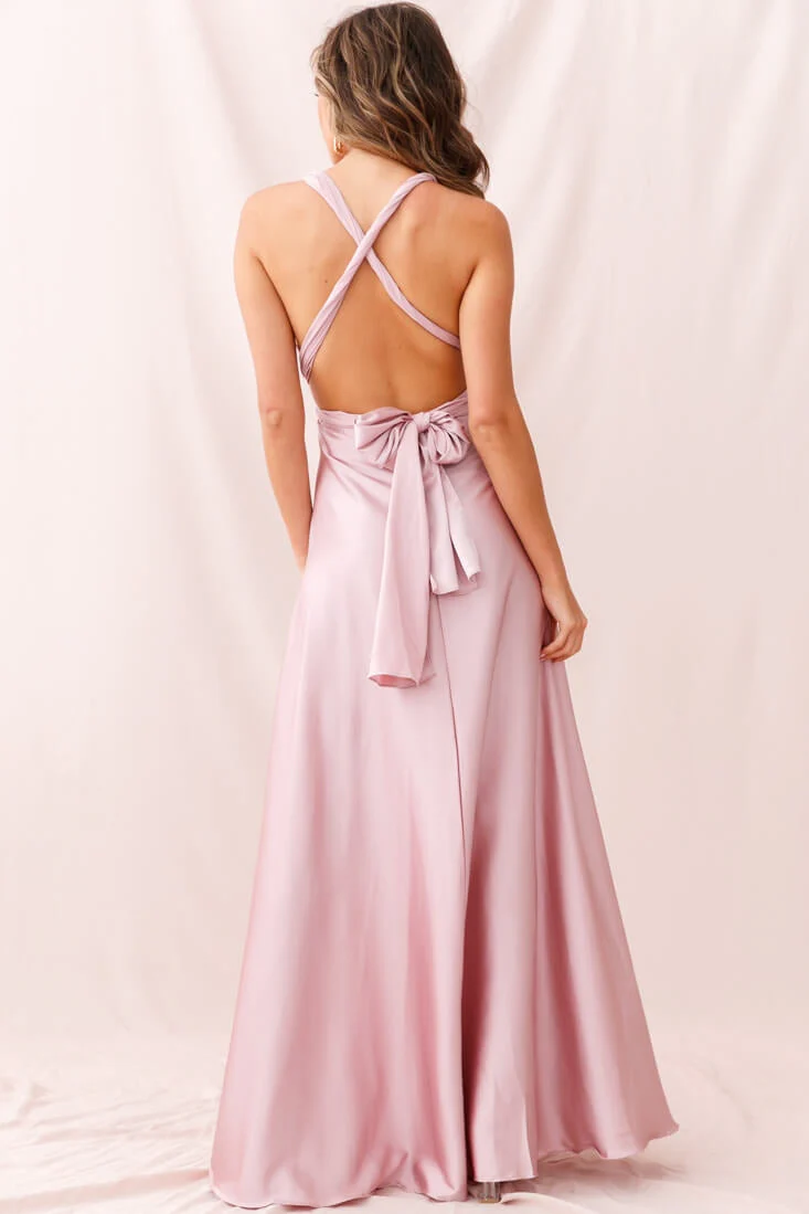 Ariana Multiway Maxi Dress Blush - Image 12