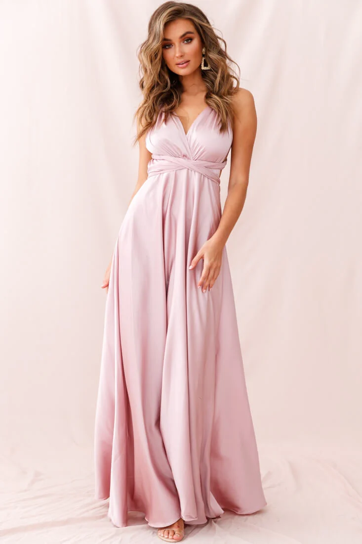 Ariana Multiway Maxi Dress Blush - Image 8