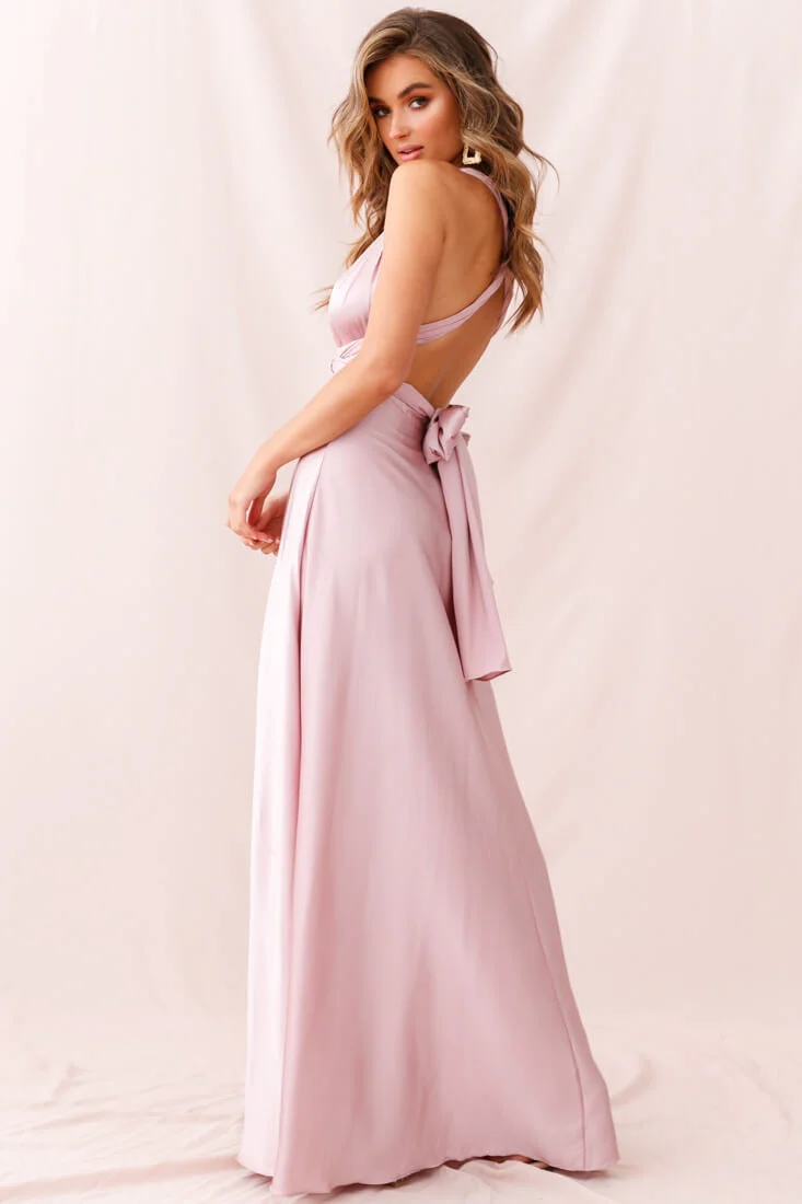 Ariana Multiway Maxi Dress Blush - Image 9