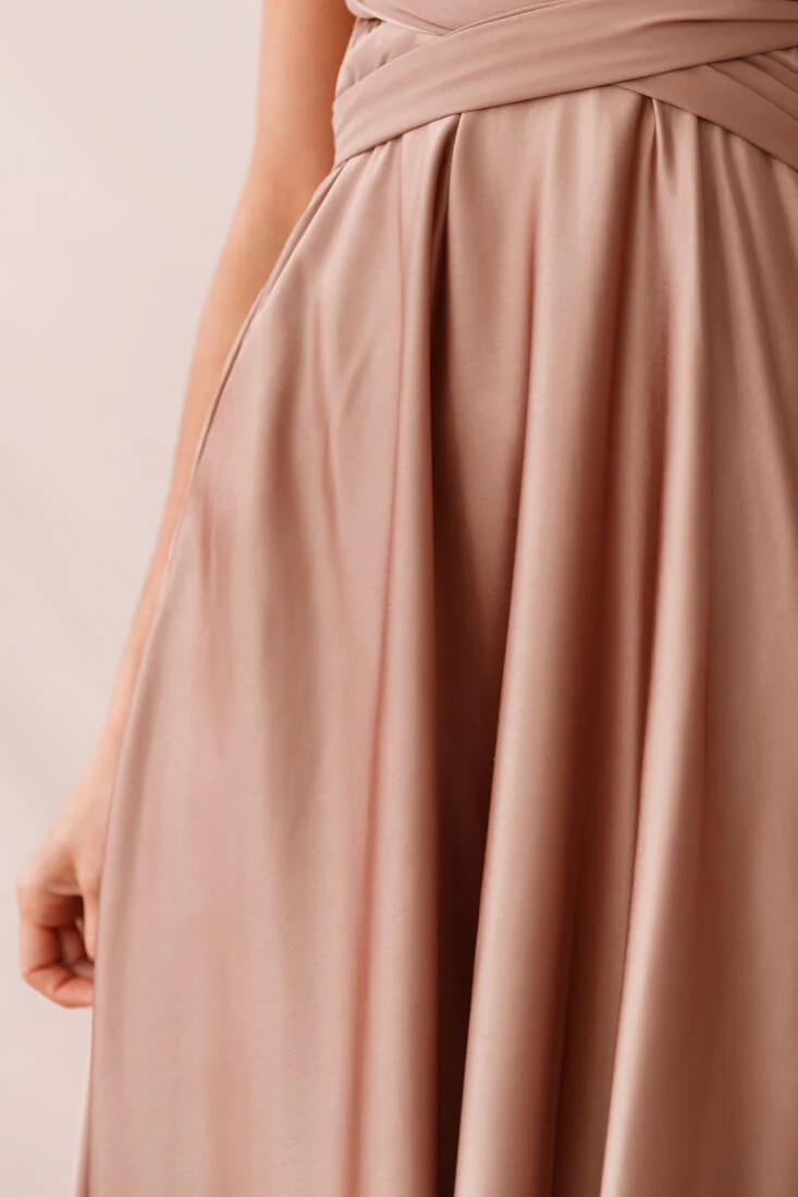 Ariana Multiway Maxi Dress Mocha - Image 7