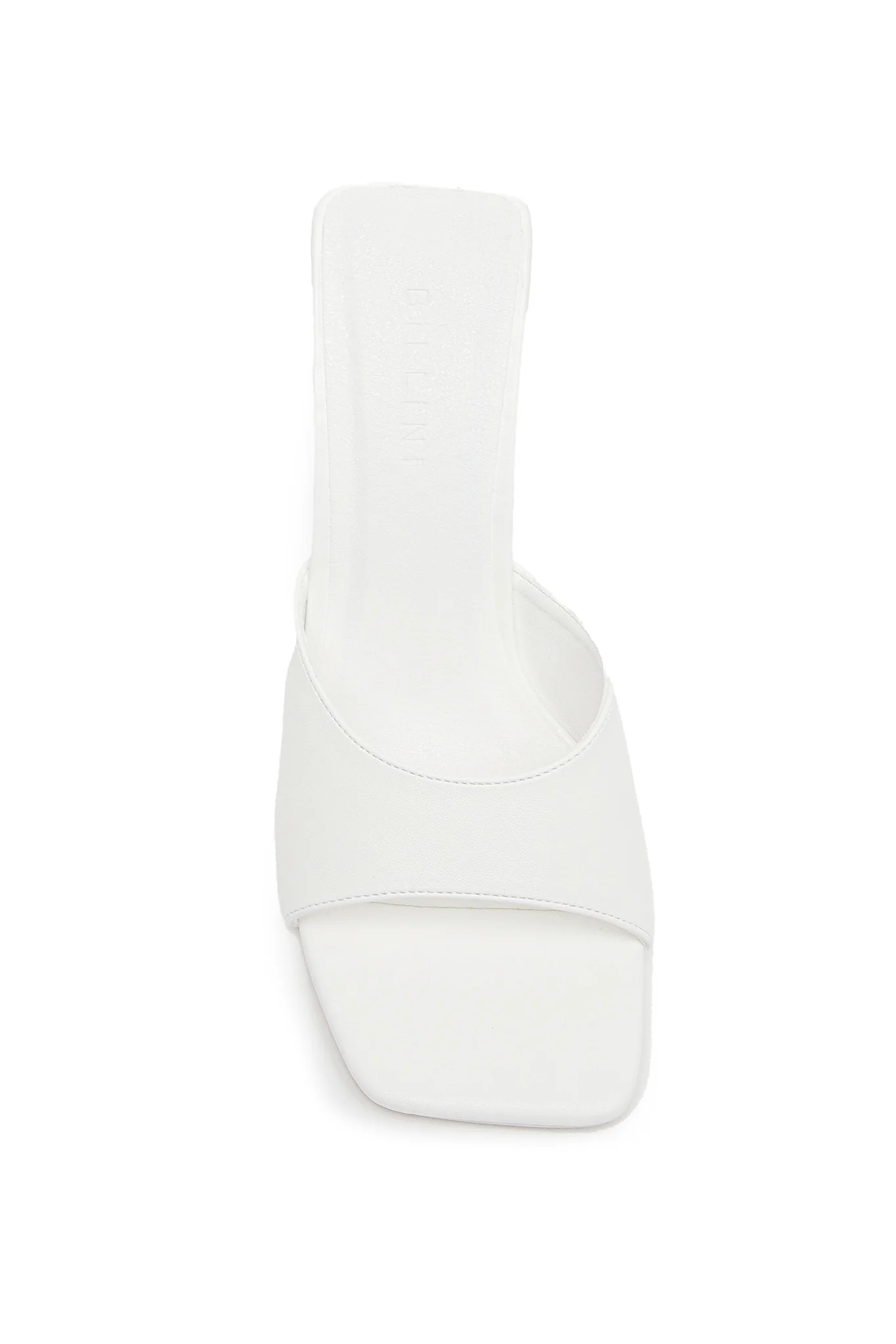 BiLLiNi Gracen Triangle Block Heel White - Image 6