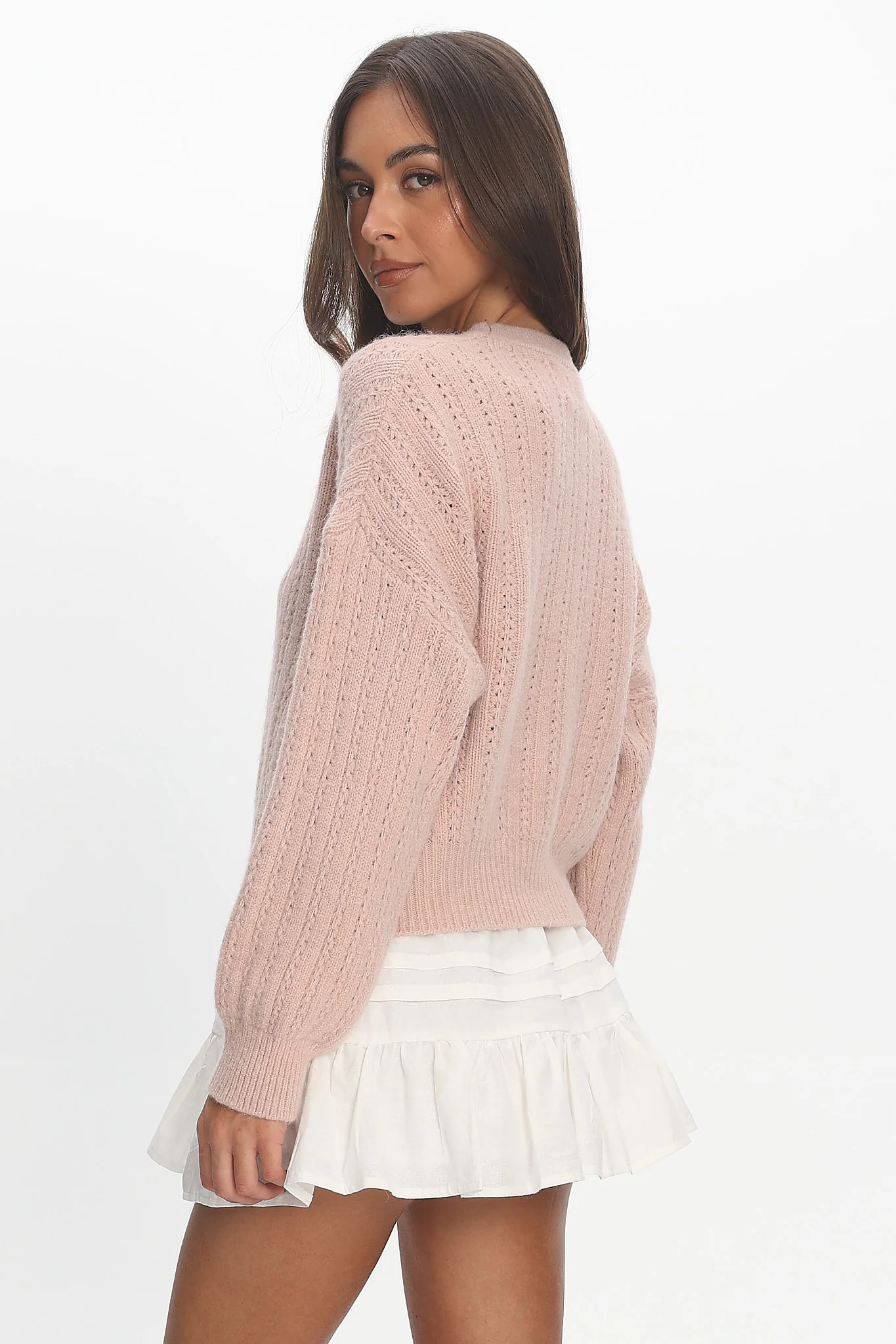 Cadence Knit Sweater Pink - Image 4