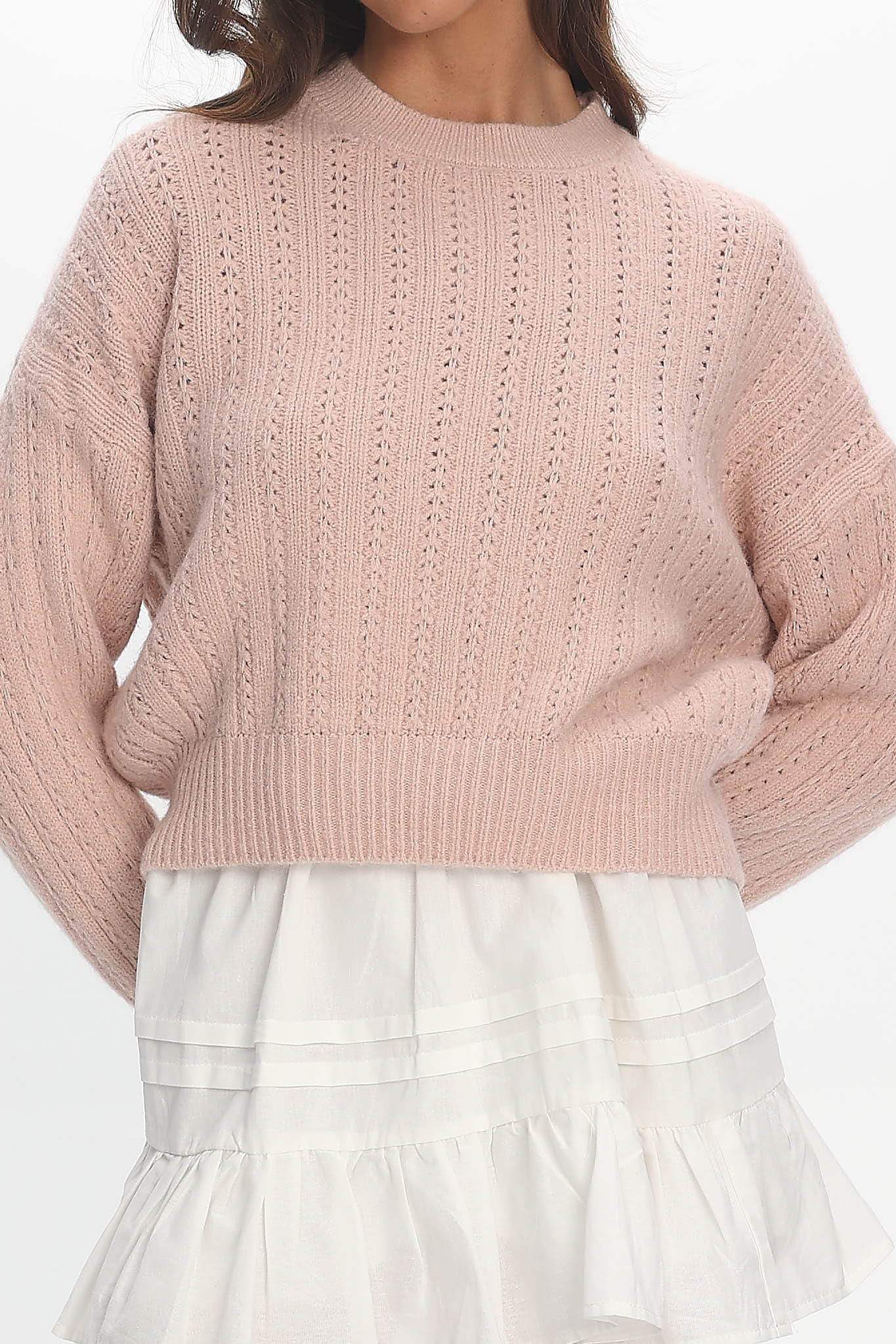 Cadence Knit Sweater Pink - Image 5