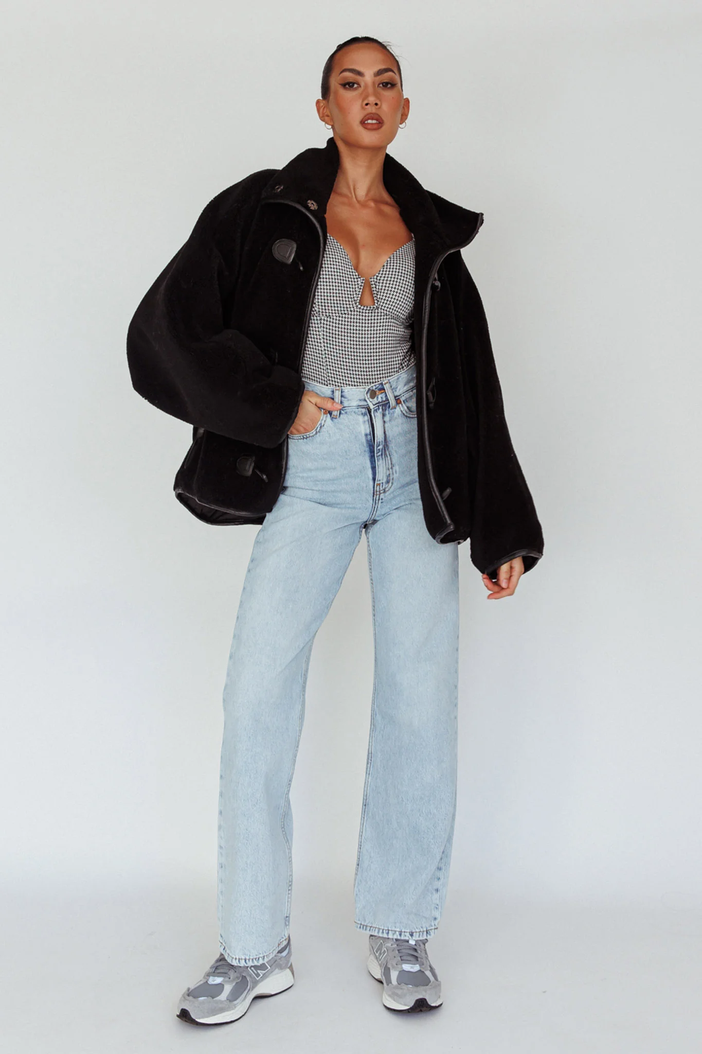 Cambra Toggle Jacket Black - Image 3