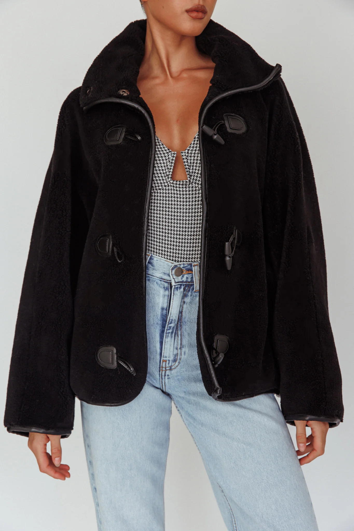 Cambra Toggle Jacket Black - Image 4
