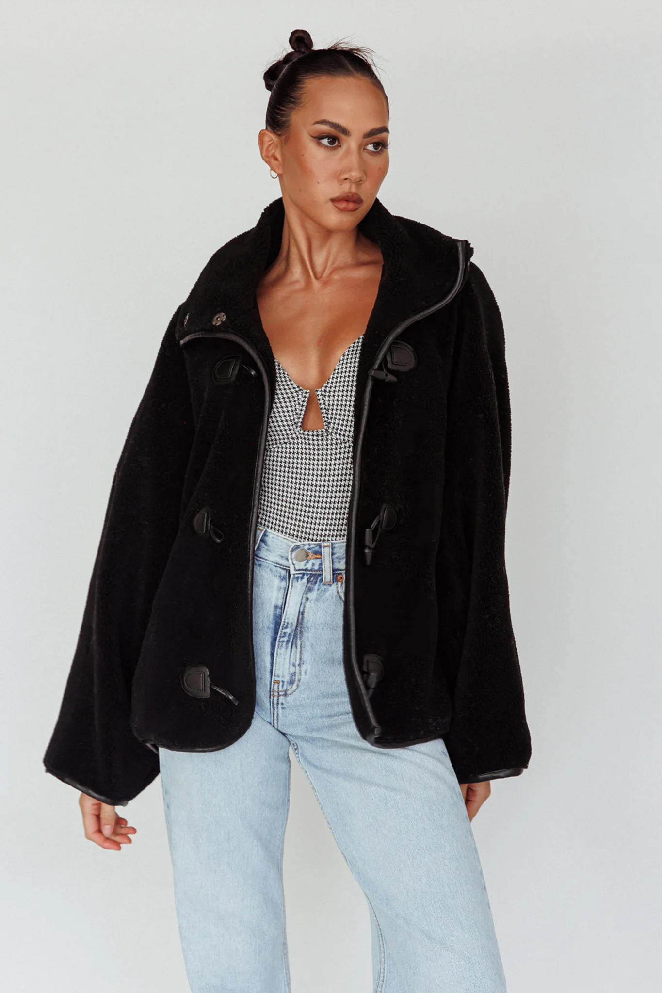 Cambra Toggle Jacket Black - Image 5