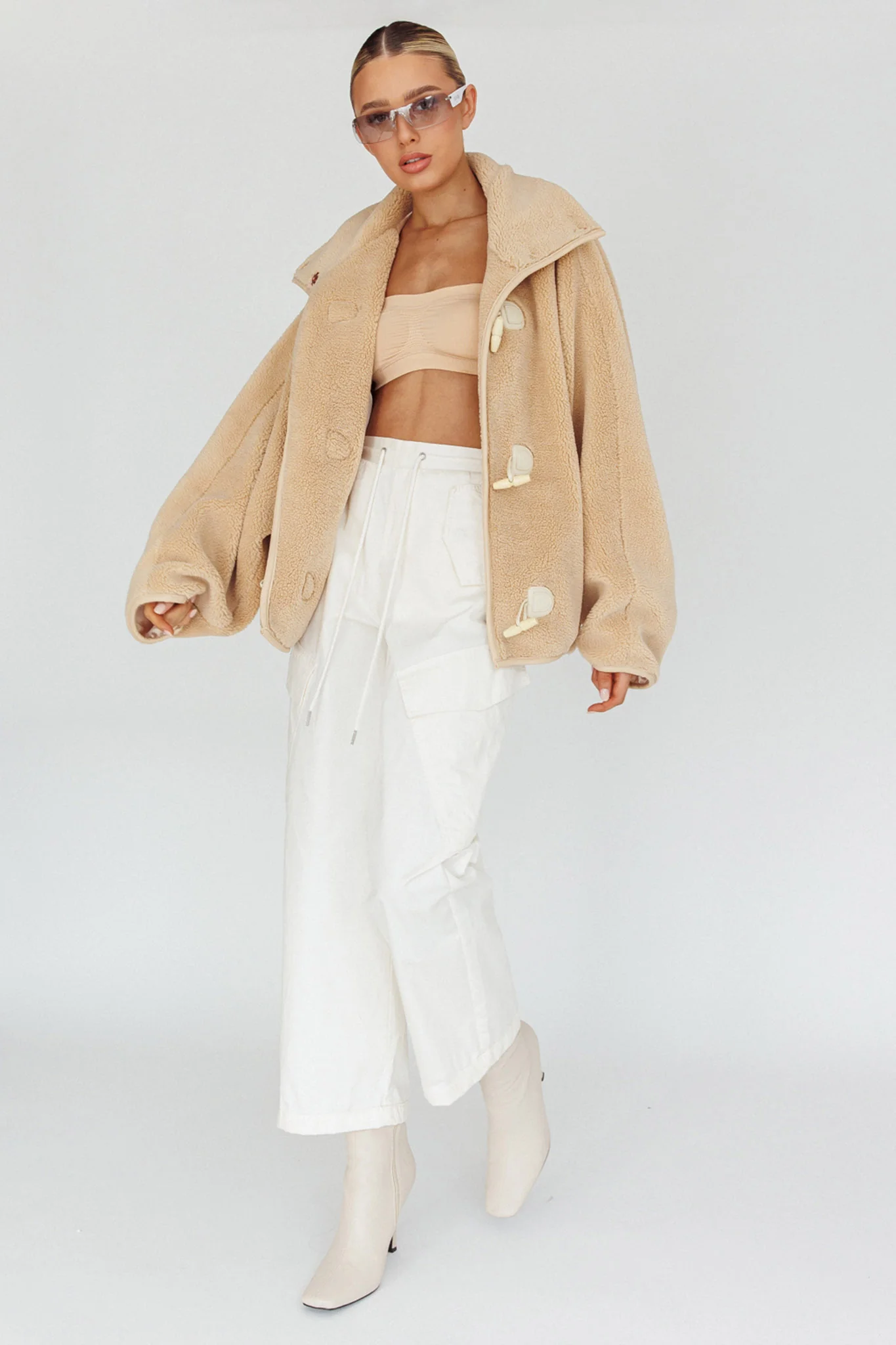 Cambra Toggle Jacket Cream - Image 5
