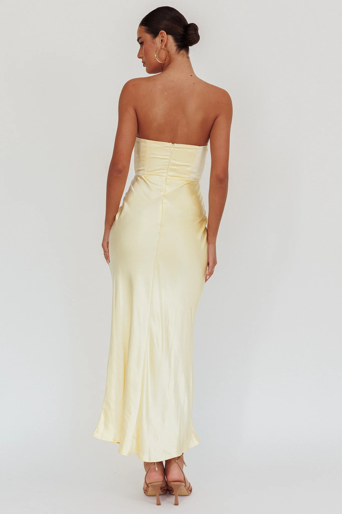 City Of Stars Strapless Maxi Dress Butter - Image 2