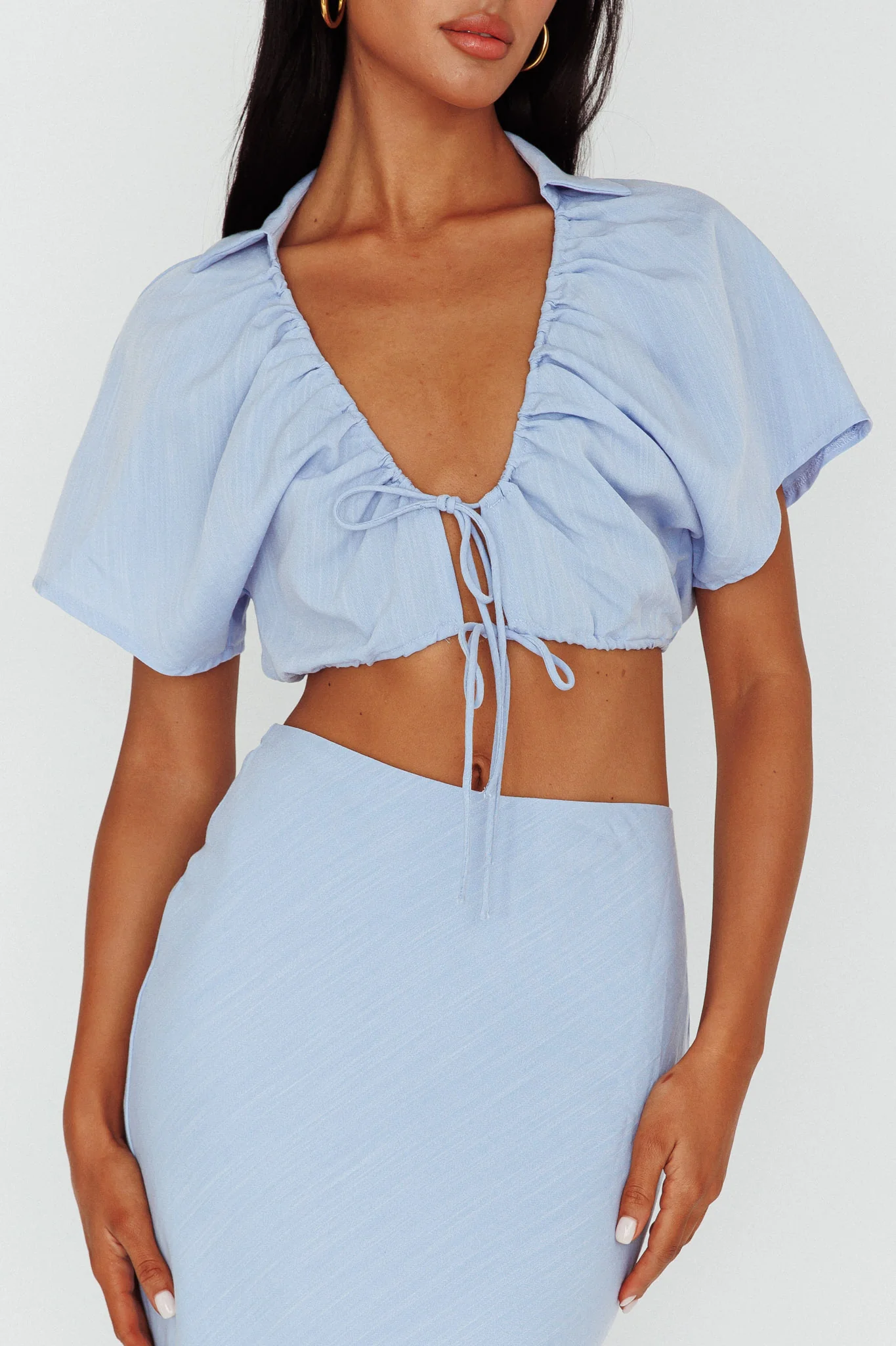 Coast To Coast Maxi Skirt Blue - Image 4