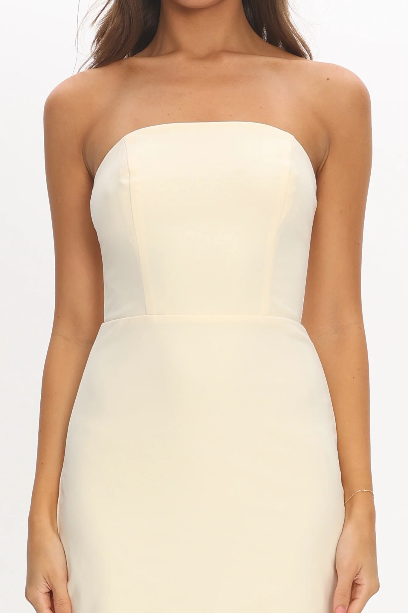 Divora Embellished Hem Maxi Dress Butter - Image 4