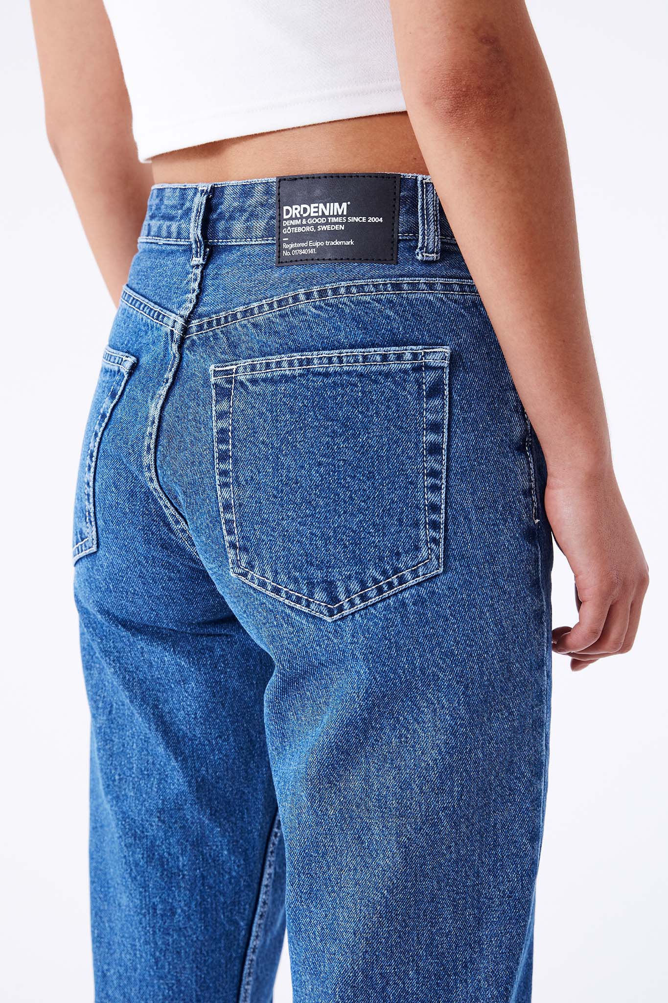 DR DENIM Arch Jeans Pebble Mid Stone - Image 2