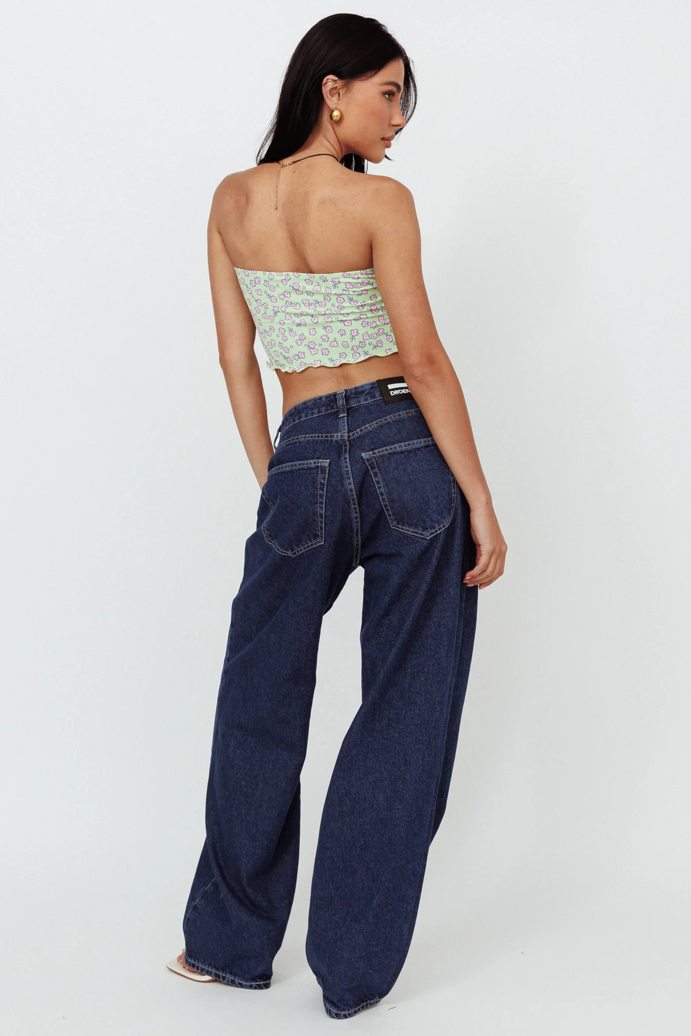 DR DENIM Donna Baggy Jeans Pebble Dark Retro - Image 2