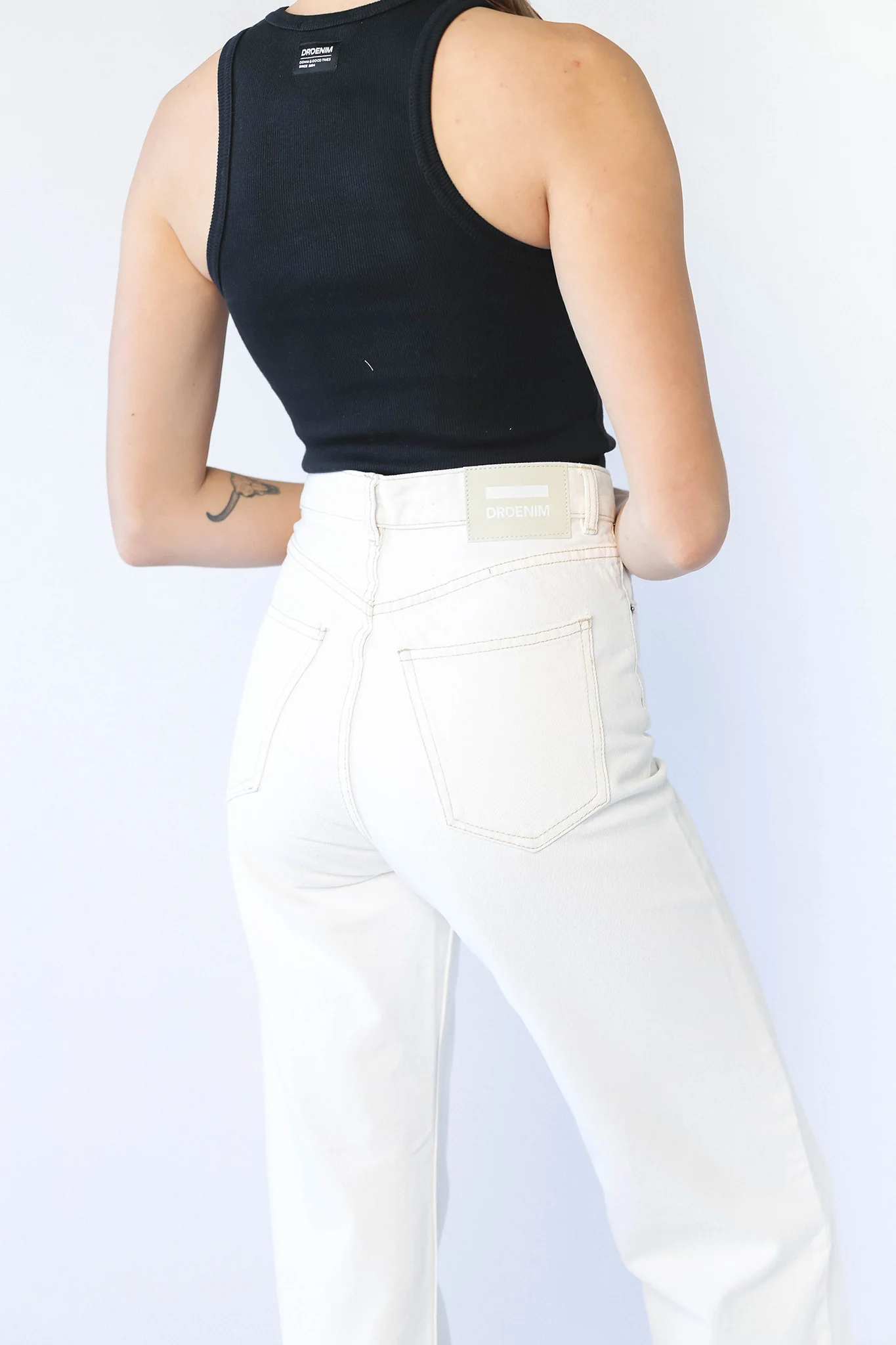 DR DENIM Echo Jeans Light Ecru - Image 6