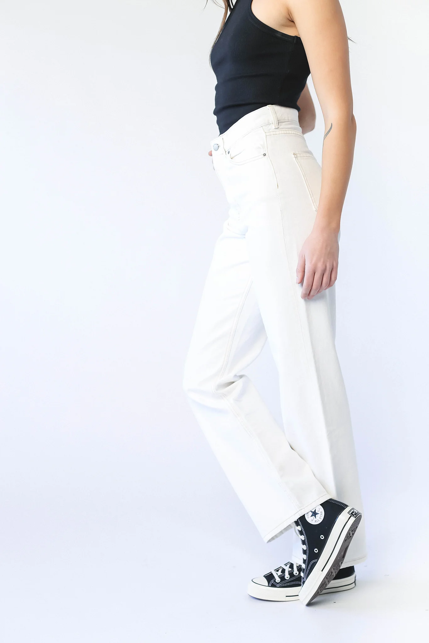 DR DENIM Echo Jeans Light Ecru - Image 9
