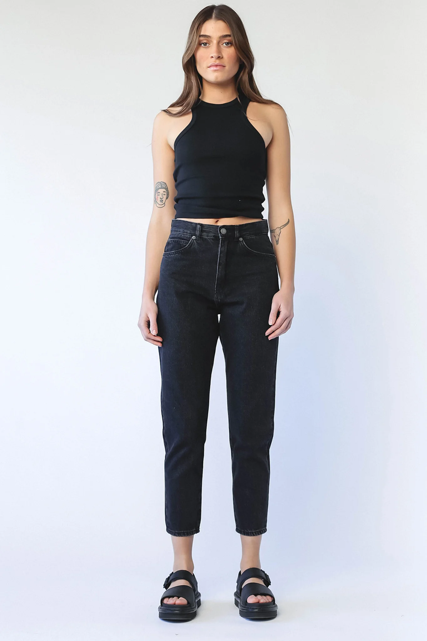 DR DENIM Nora Jeans Black Retro - Image 5