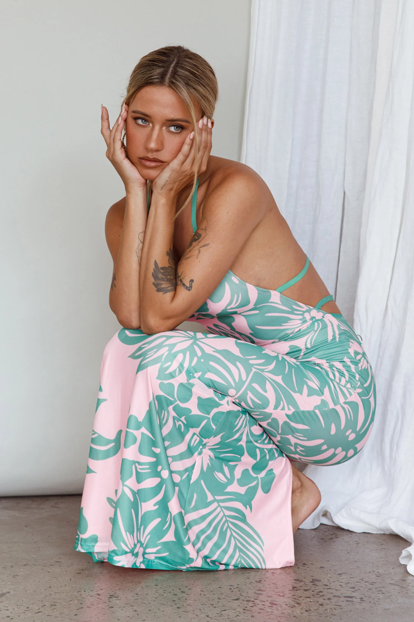 Fiji Feeling Midi Dress Tropical Pink - Image 8