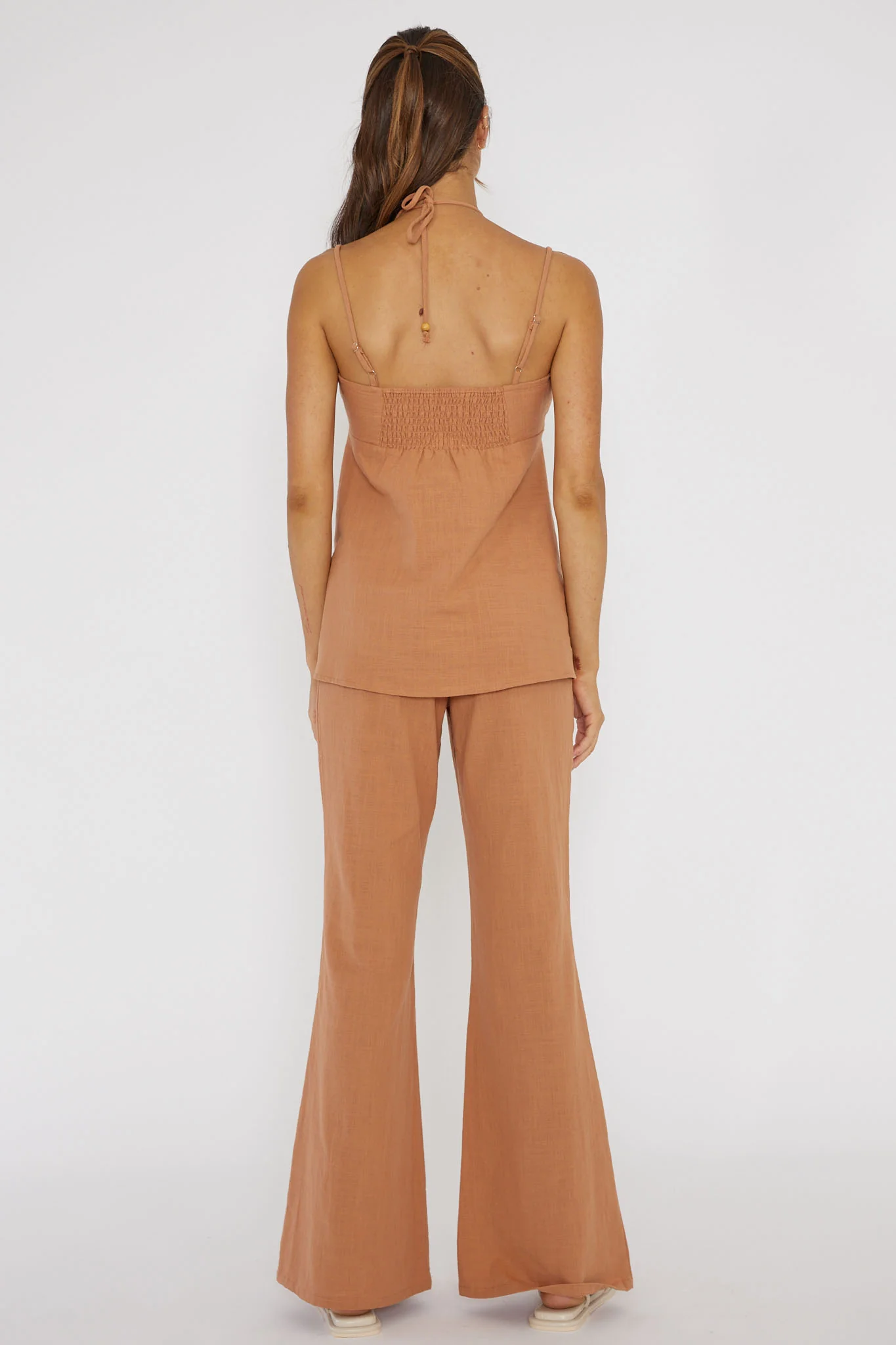 Freestyle Flared Pants Sand - Image 3