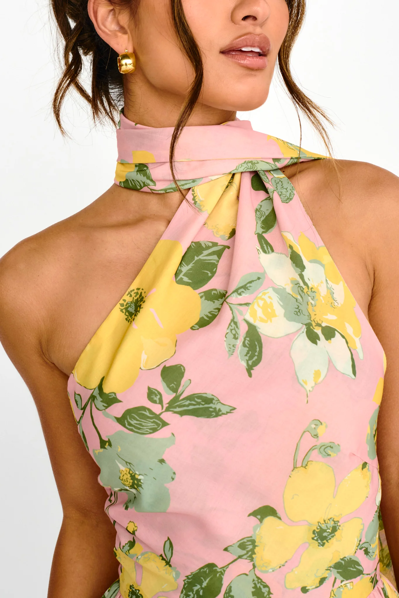 Gimme Love Open Back Flounce Mini Dress Pink - Image 4