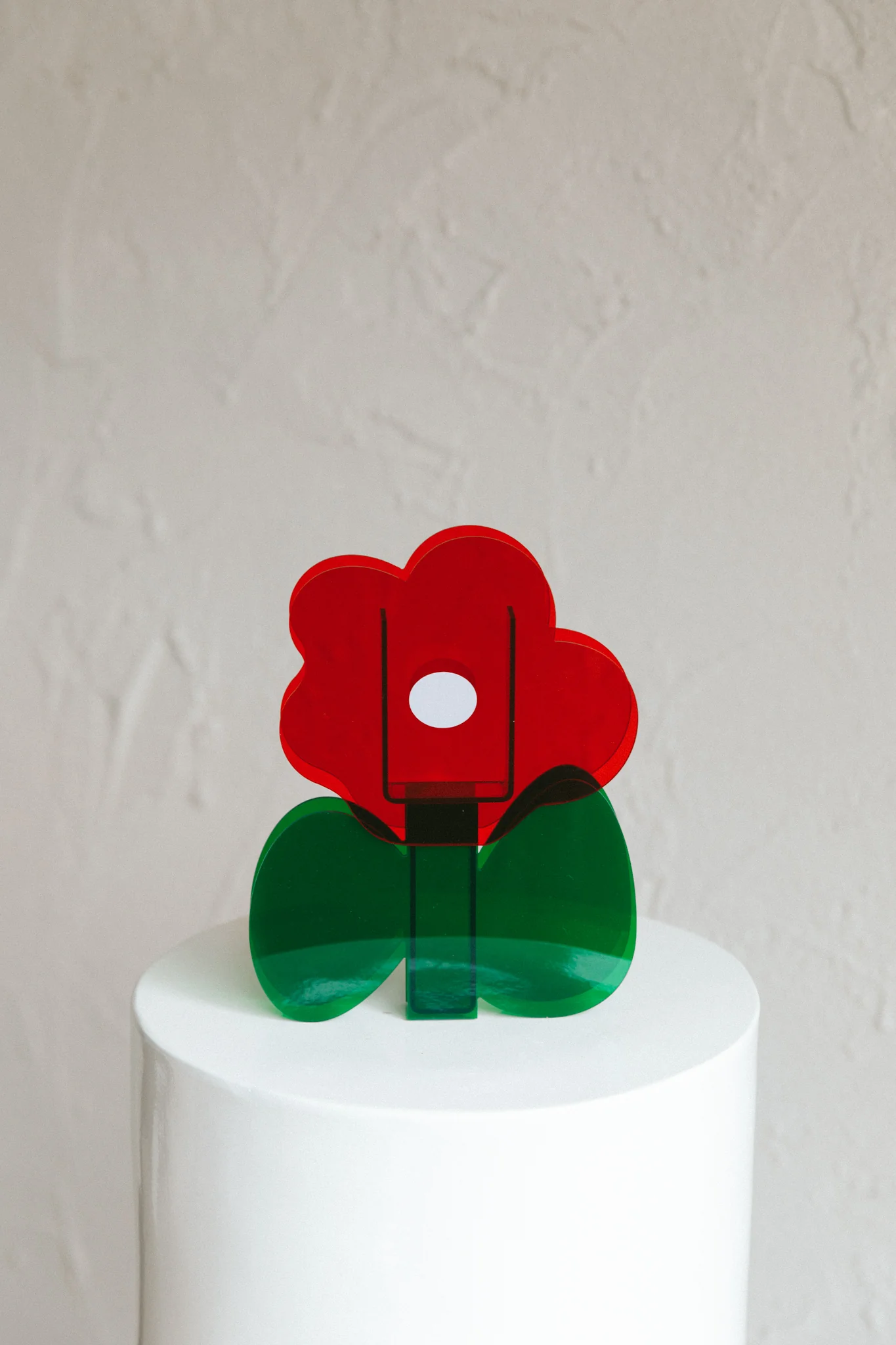 Harlie Eco-friendly Acrylic Vase Green - Image 4
