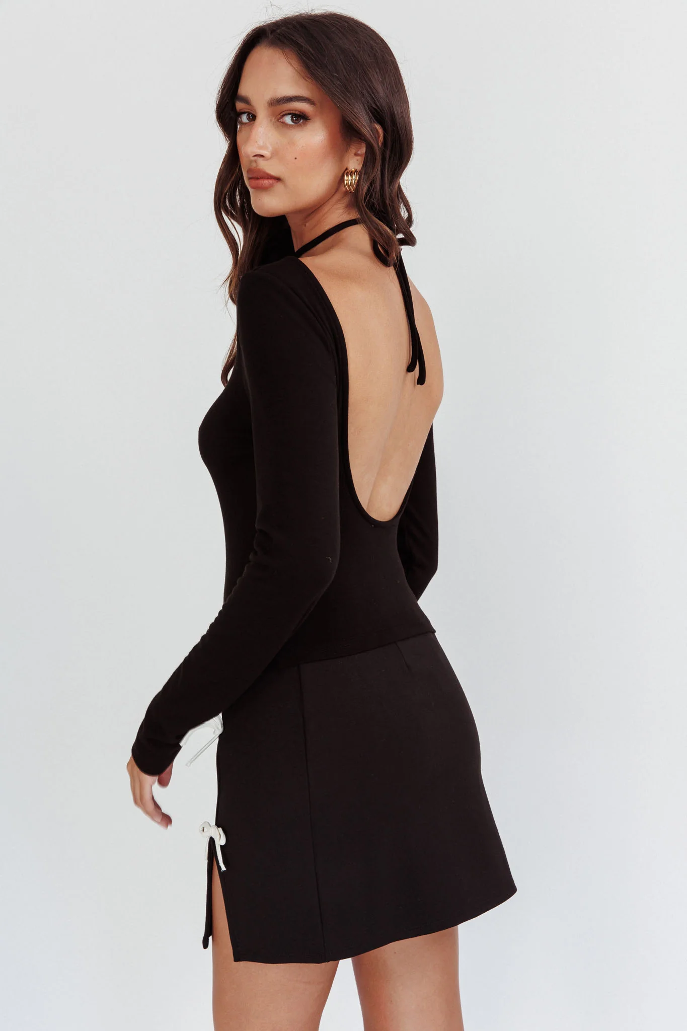 Higher Power Low Back Top Black - Image 2
