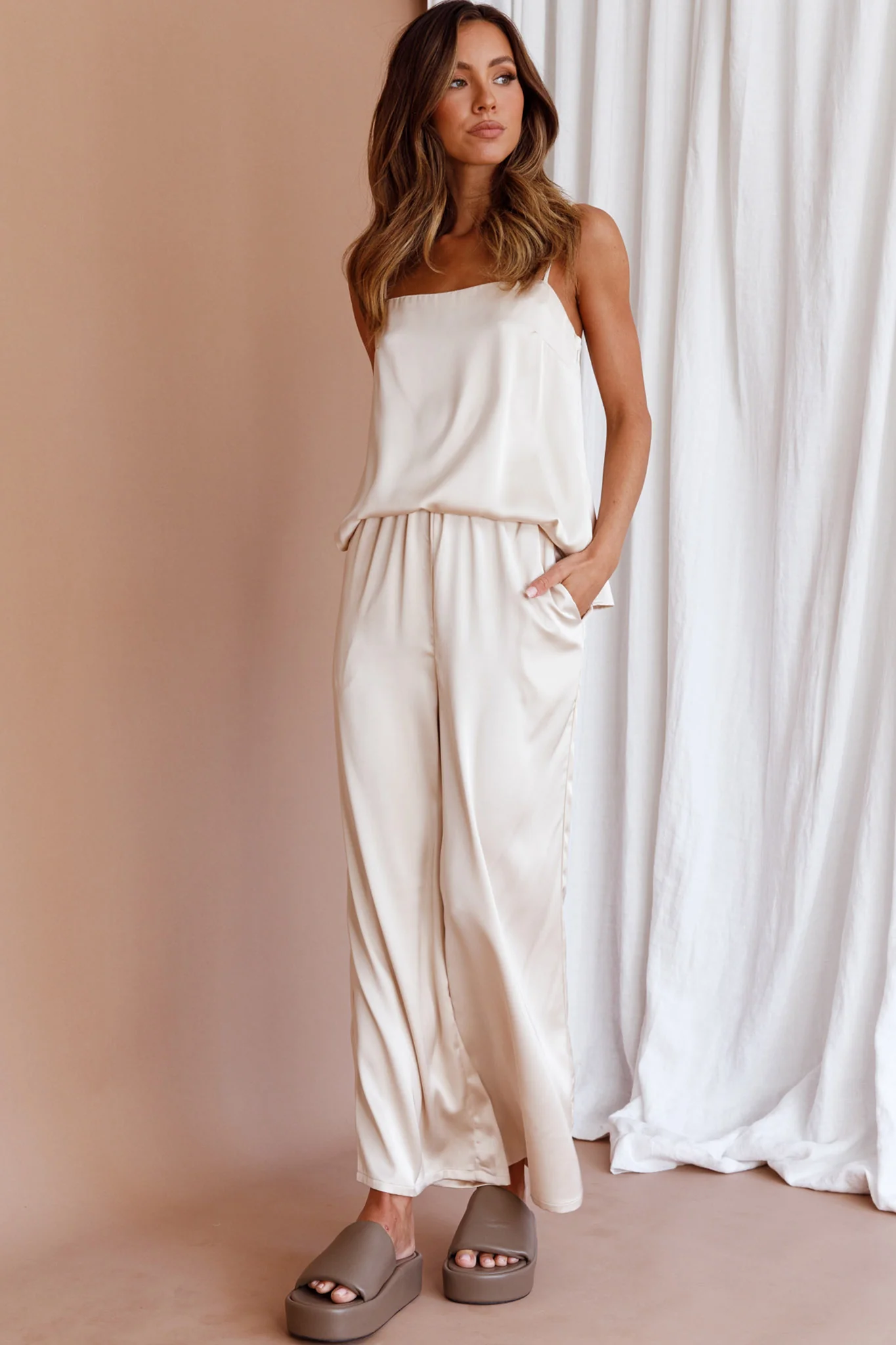 Hotel California Cami Top Stone - Image 4