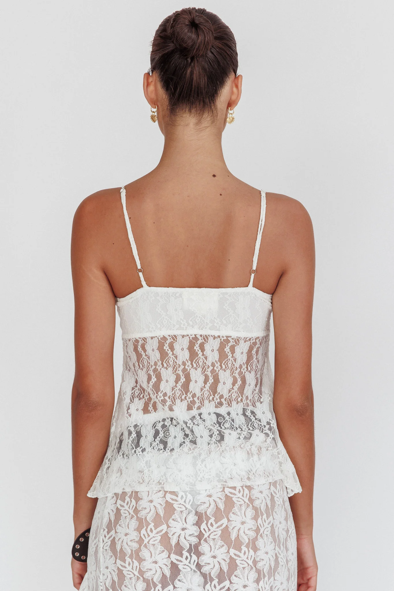 If You Insist Lace Camisole Top Ivory - Image 3