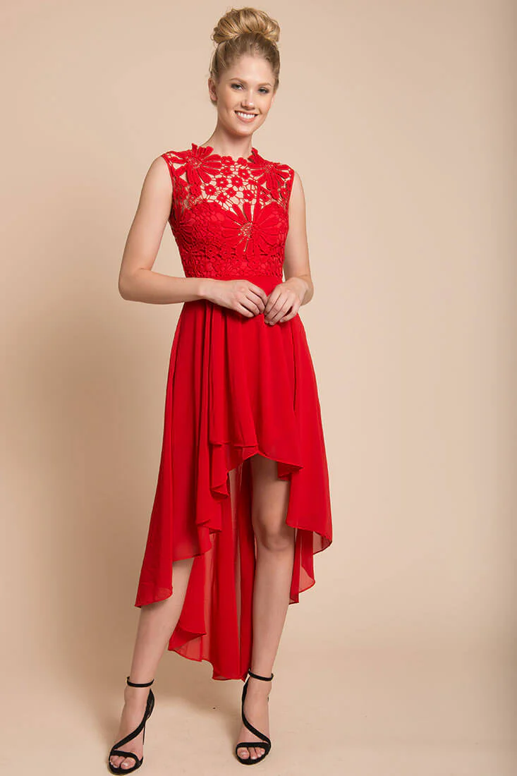 Ivy Night Out Dress Red - Image 2