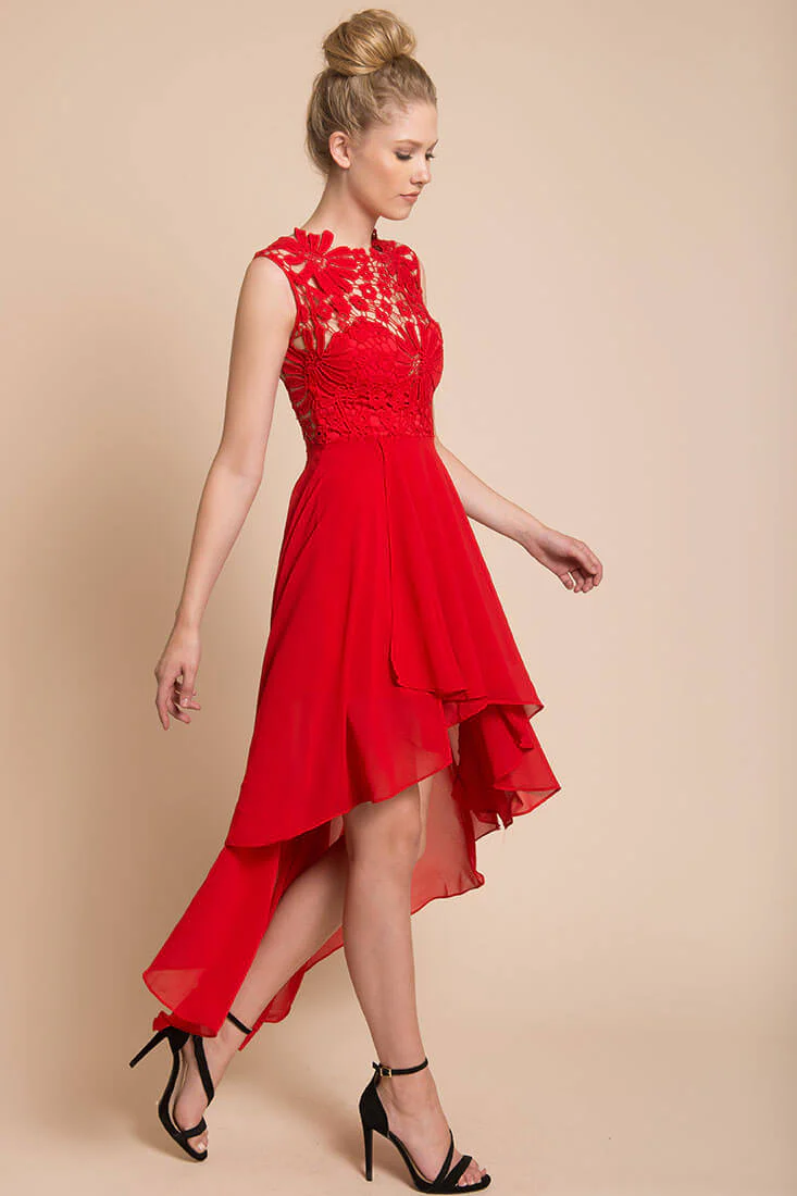 Ivy Night Out Dress Red - Image 4