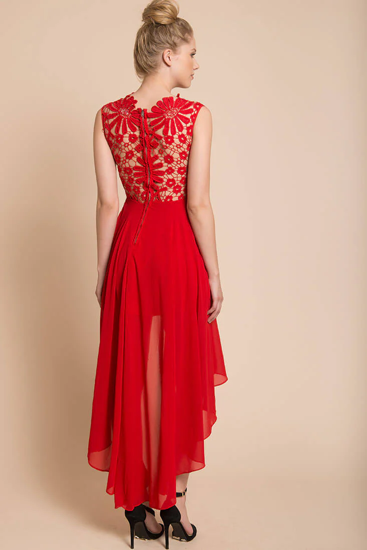 Ivy Night Out Dress Red - Image 5