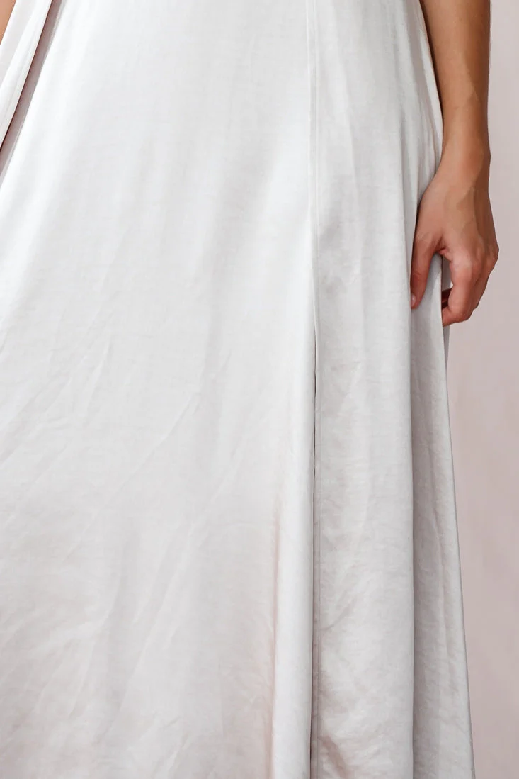 Joanne Empire Waist Maxi Dress Champagne - Image 4