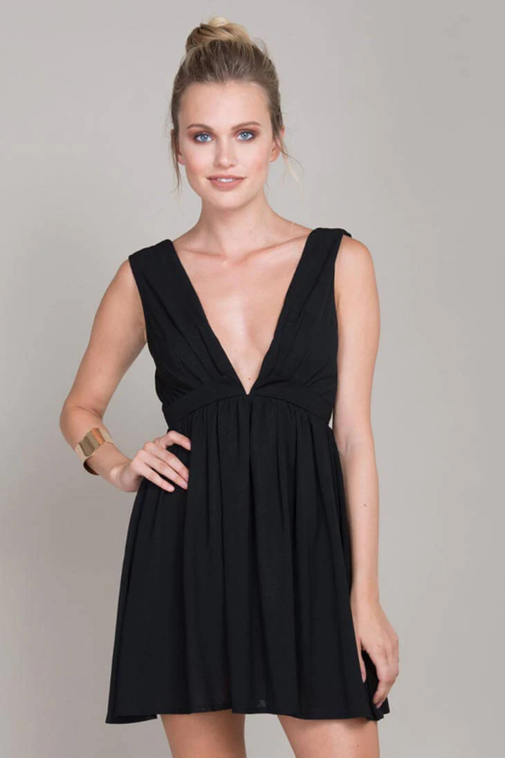 Laine Day Festival Dress Black - Image 3