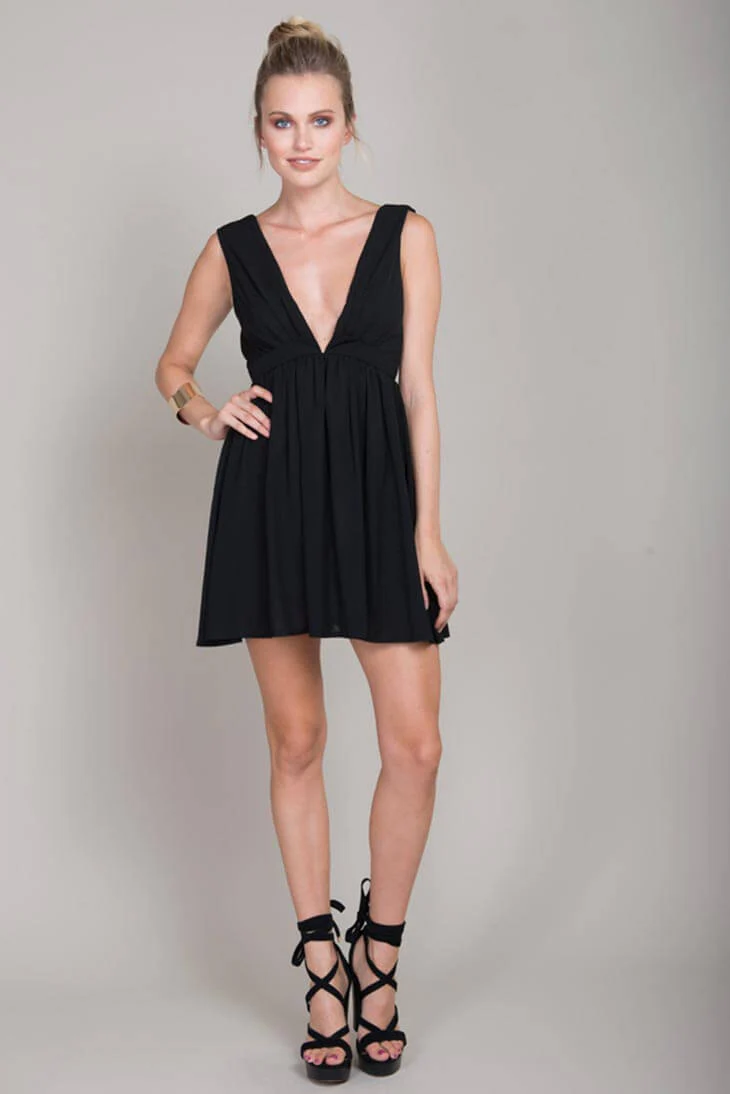 Laine Day Festival Dress Black - Image 4