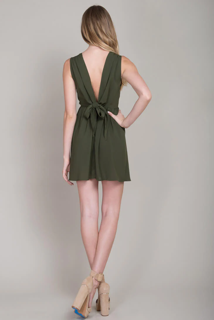 Laine Day Festival Dress Green - Image 3