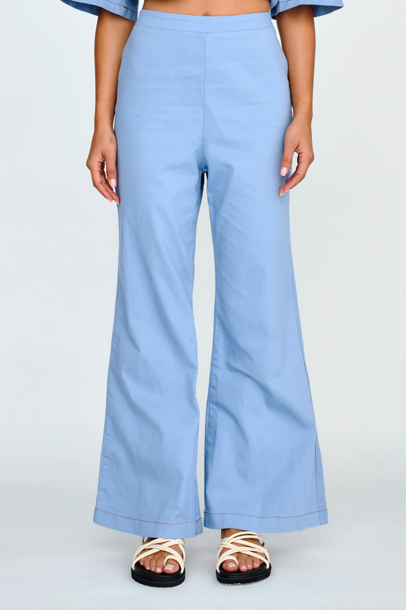 Light Aura Long Pants Denim Blue - Image 4