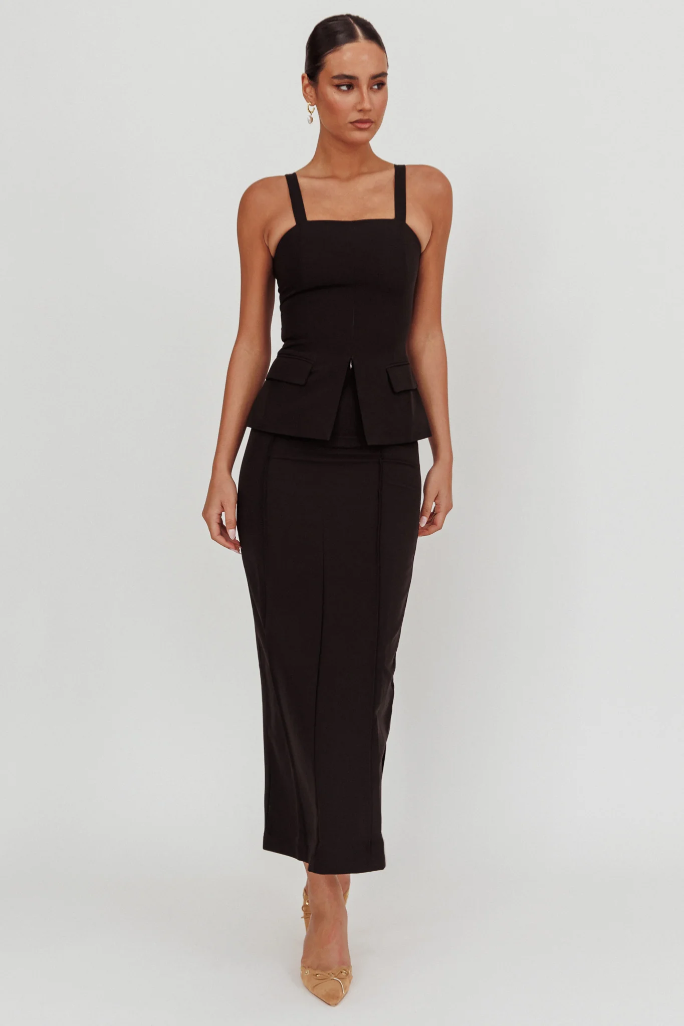 Like I Do Maxi Skirt Black - Image 4