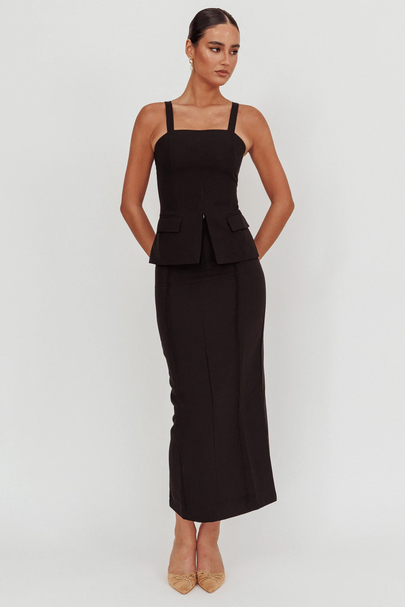 Like I Do Maxi Skirt Black - Image 5
