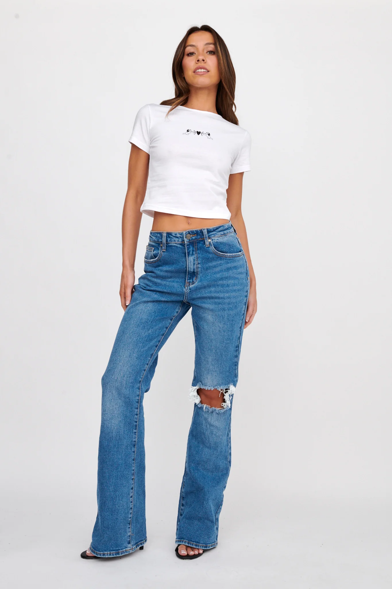 LIONESS Angels Baby Tee Porcelain - Image 5