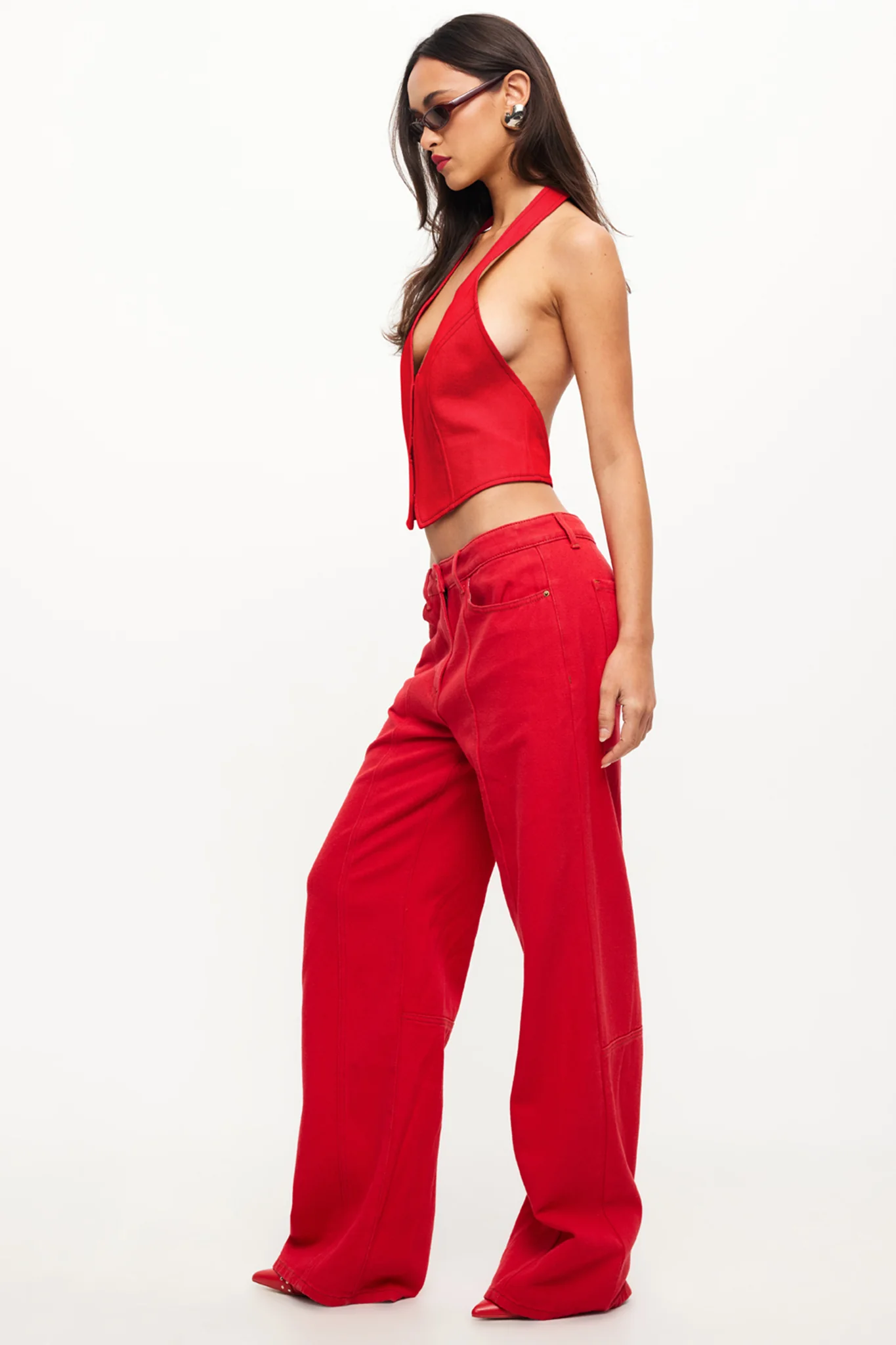 LIONESS Dawson Jeans Crimson - Image 5