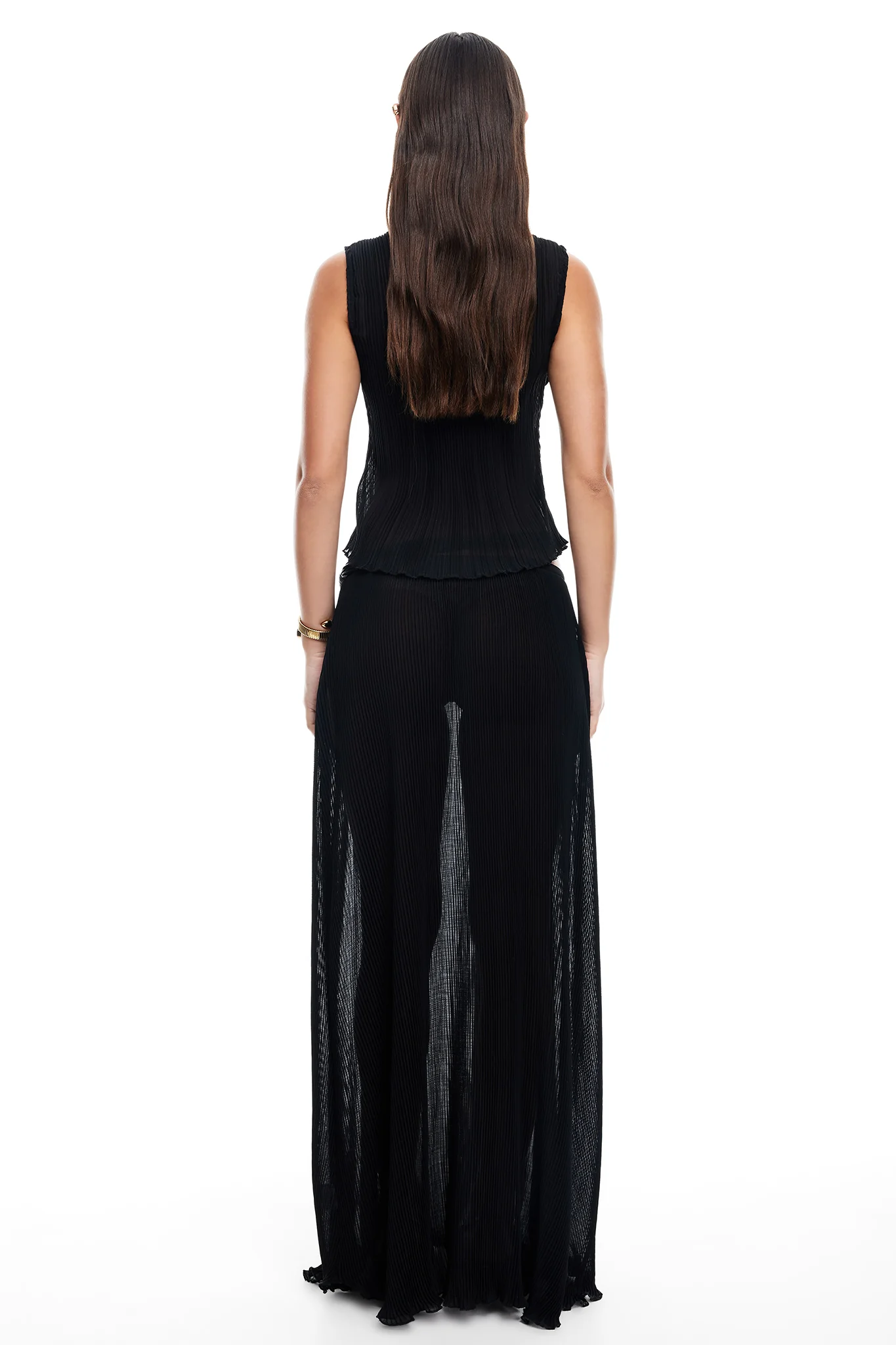 LIONESS Ford Maxi Skirt Onyx - Image 3