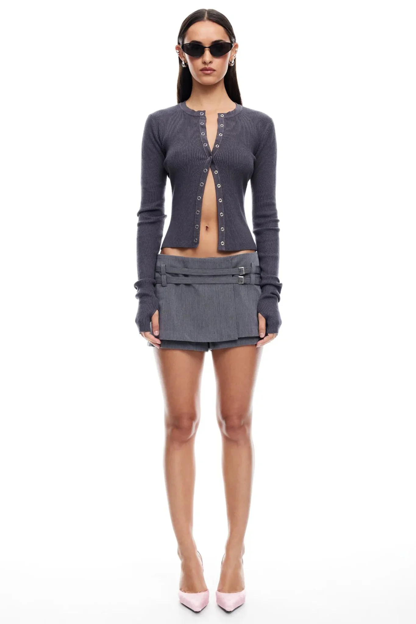 LIONESS Ivy League Top Charcoal - Image 6