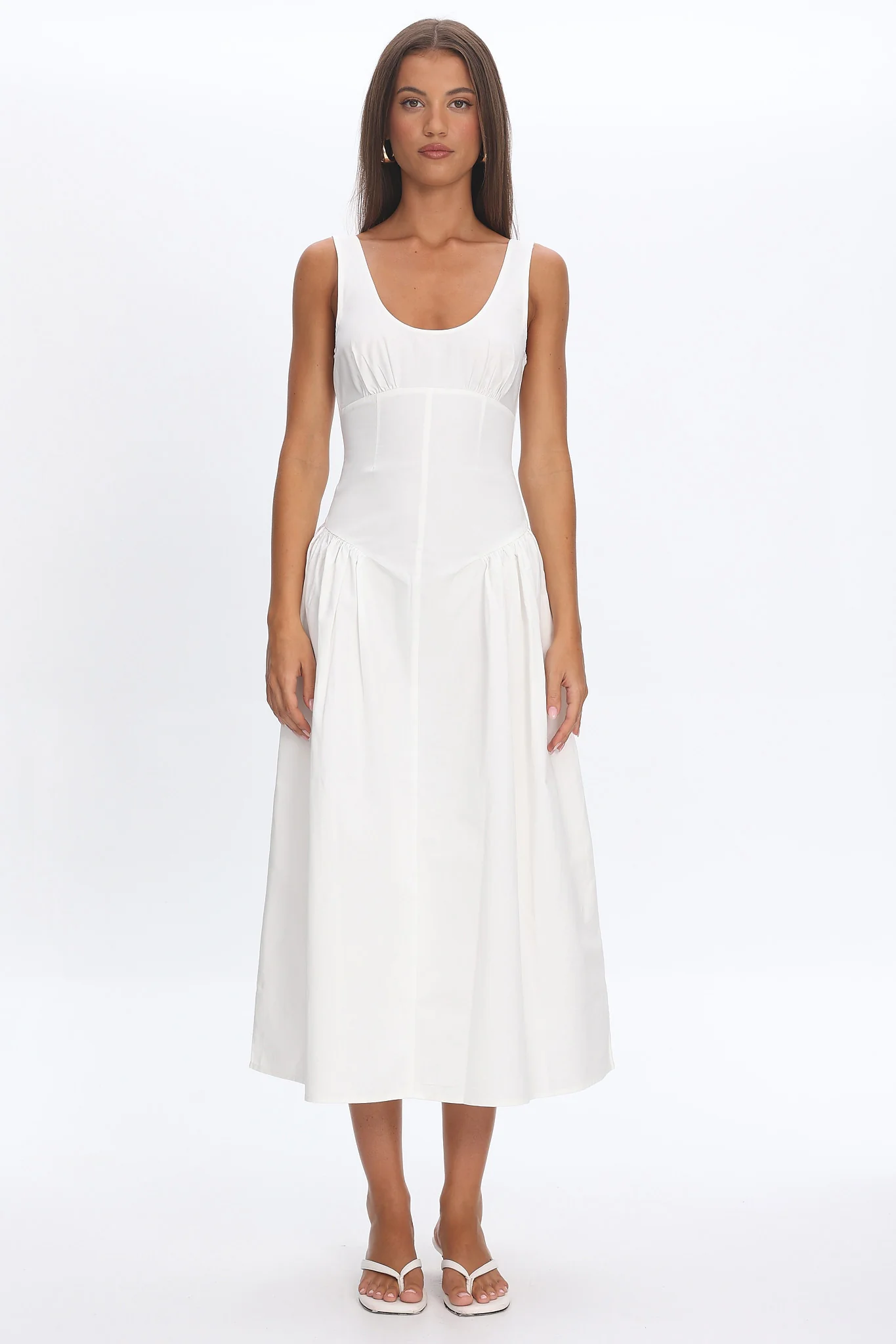 LIONESS Luna Rosa Maxi Dress Porcelain - Image 2