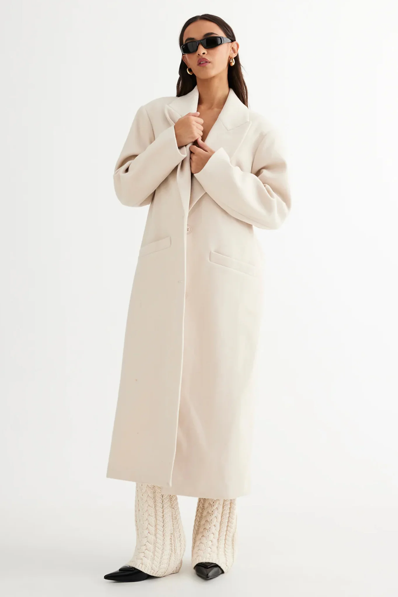 LIONESS Olsen Coat Cream - Image 3