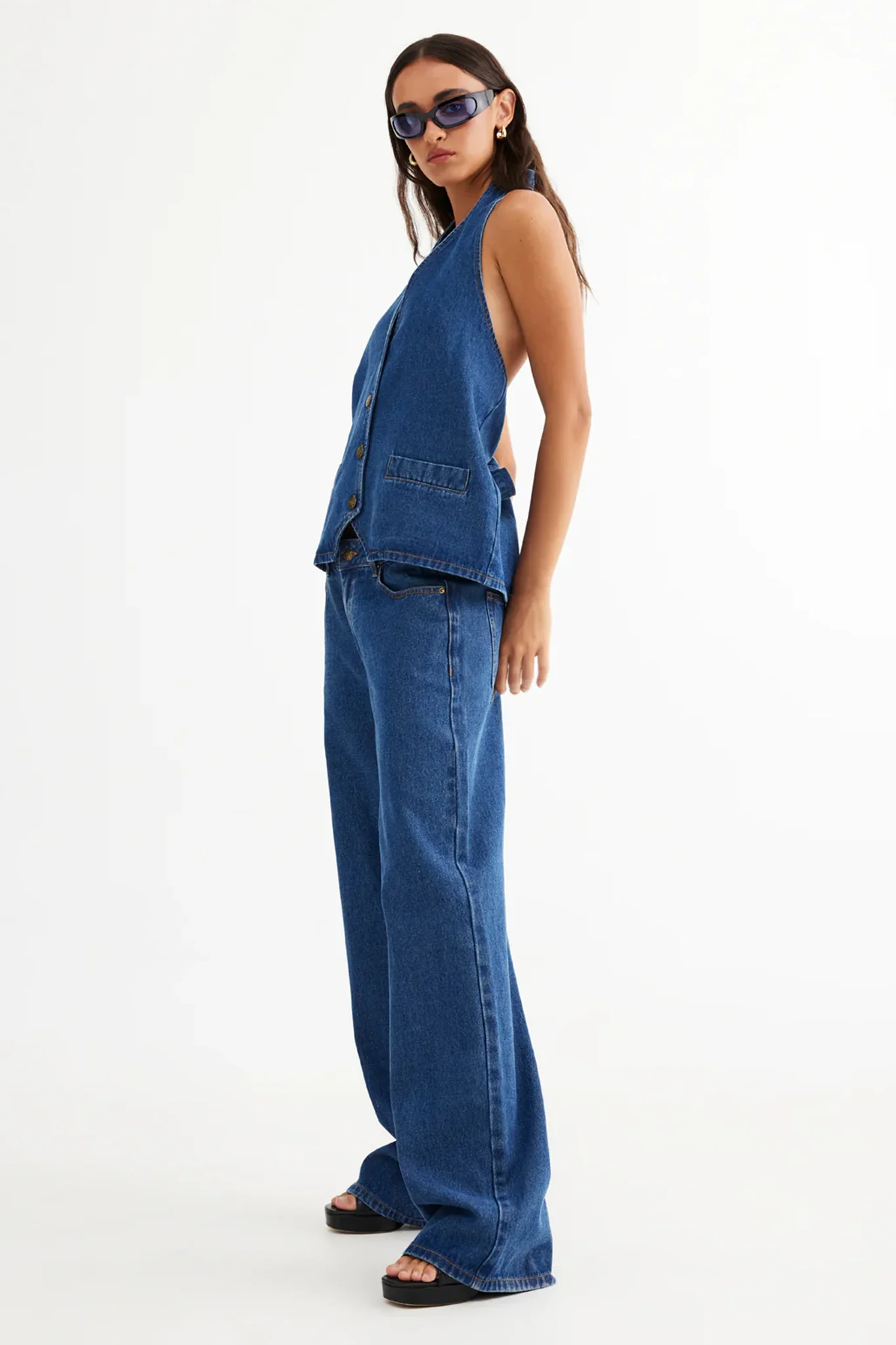 LIONESS Top Model Jeans Dark Denim - Image 2