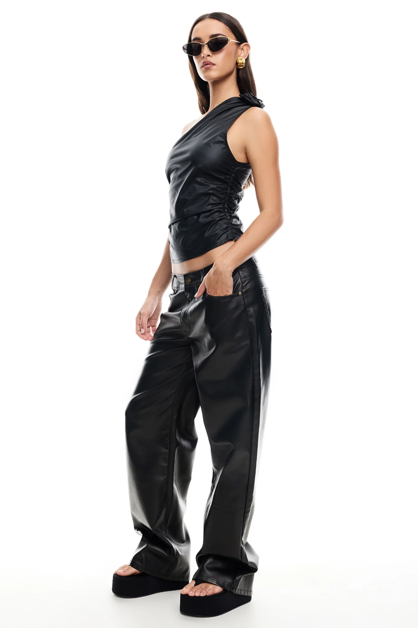 LIONESS Top Model Pants Onyx - Image 5
