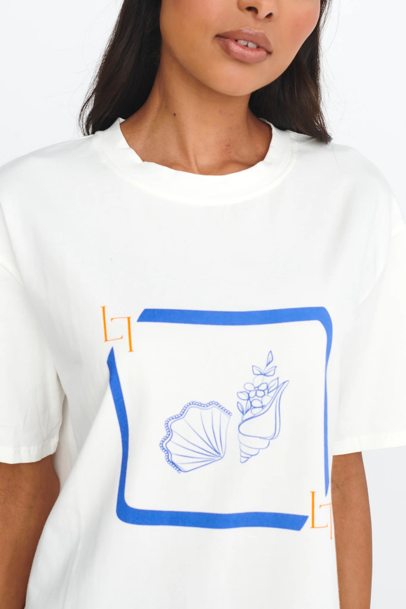 LOST IN LUNAR By The Sea Tee White - Image 7