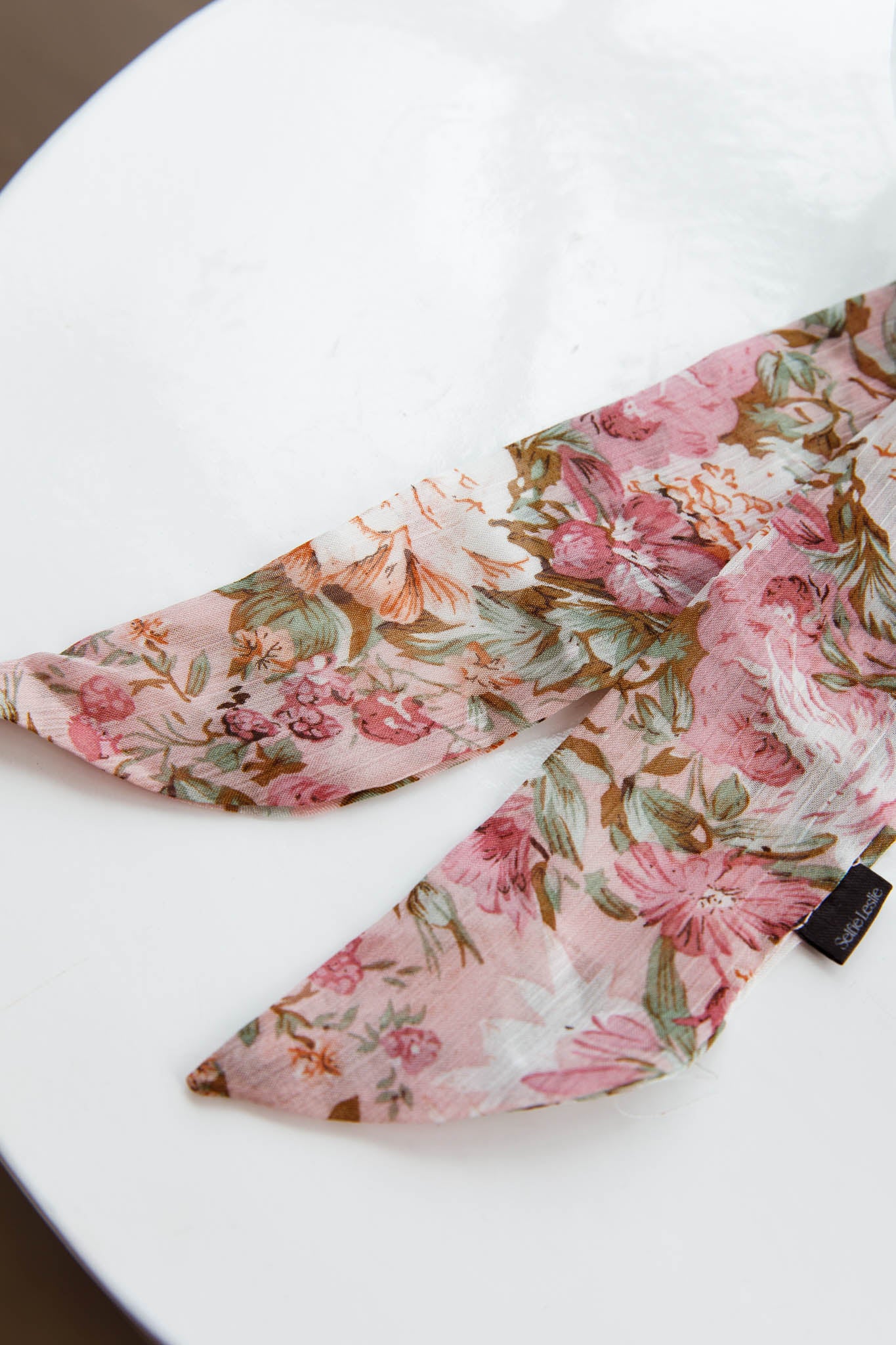 Maddie Twilly Scarf Floral Pink - Image 2